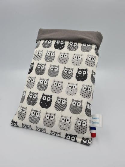 pochette de livre hiboux noir