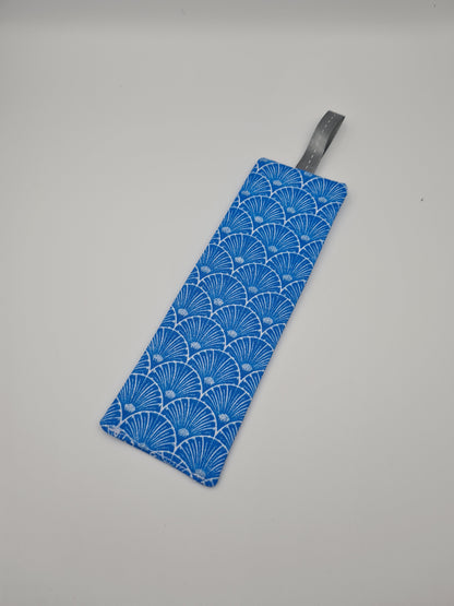marque page bleu