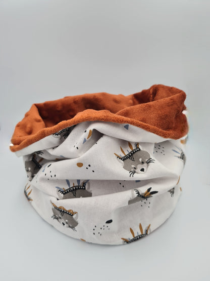 Calentador de cuello para niños (Snood)