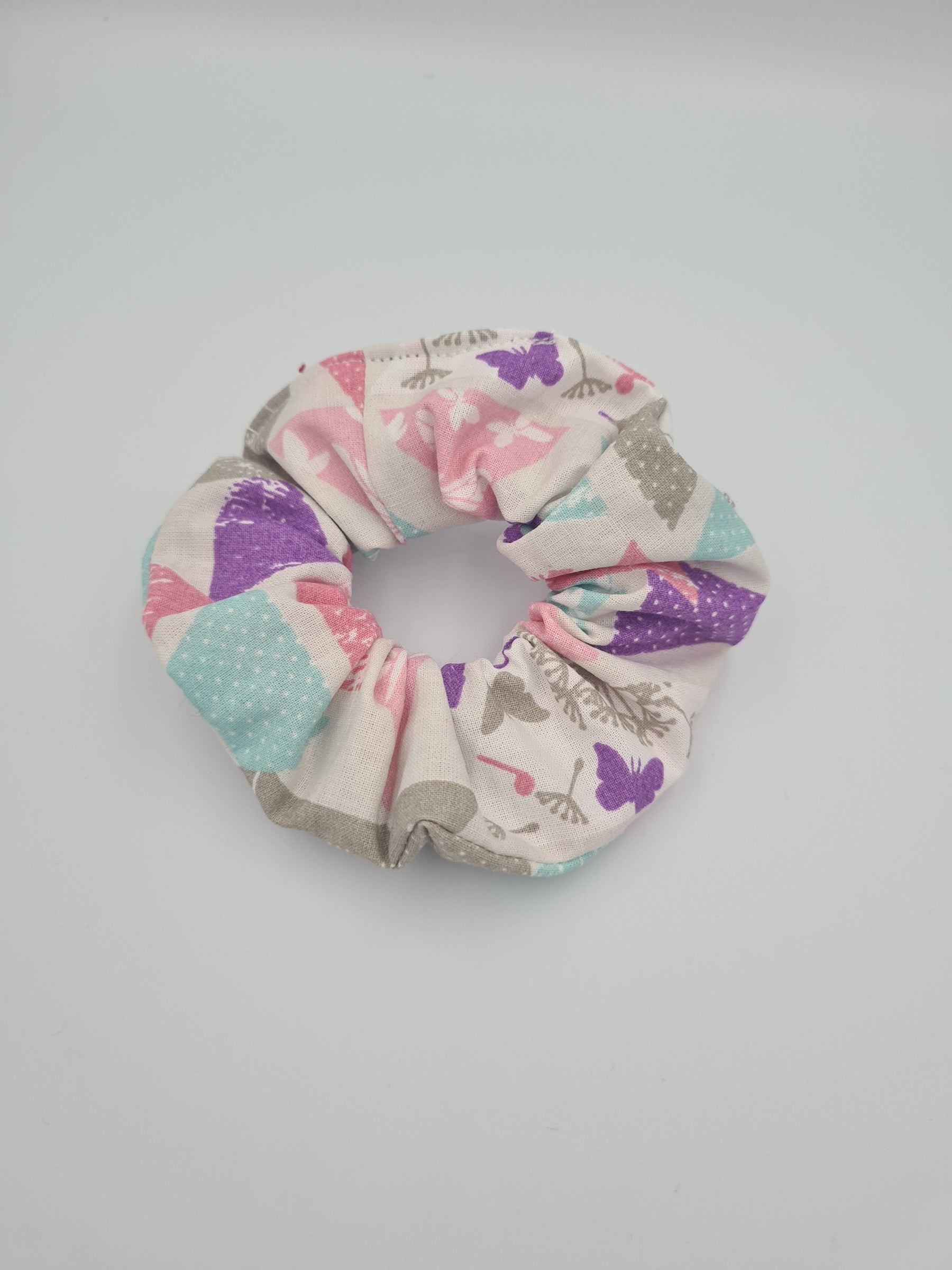 chouchou ton rose et triangle